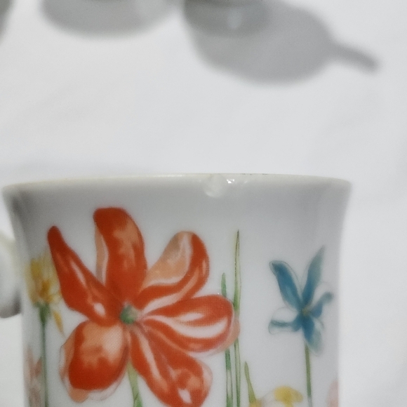 Tivoli Tuscany Mugs Fine China Made in Japan Wildflowers Floral Coffee Tea or Me - Picture 10 of 17
